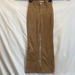 Mango Women's Brown Flare Jeans